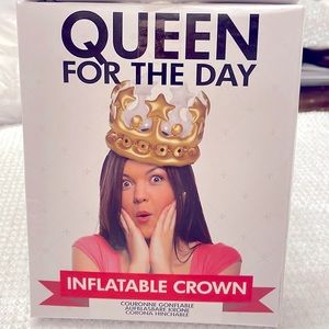 Queen for the day blow up crown